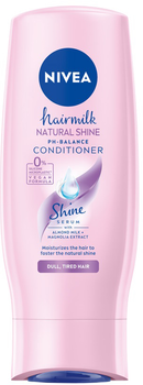 Odżywka Nivea Hairmilk Natural Shine wyzwalająca blask włosów łagodna 200 ml (9005800301686)