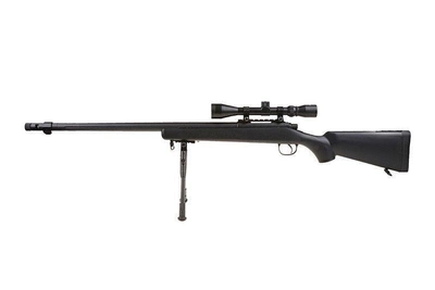 Гвинтівка снайперська MB07D з оптикою та сошками [WELL] (для страйкбола)