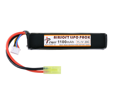 Аккумулятор Li-Po 1100mAh 11,1V 20C [IPower] (для страйкбола)