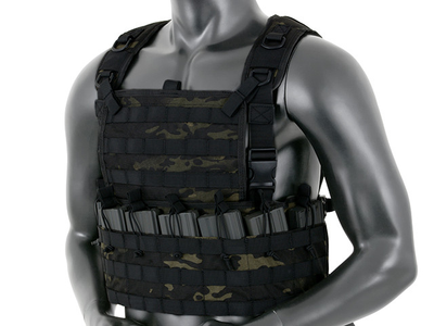 Тактический Chest Rig пехотный - Multicam Black [8FIELDS]