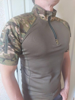 Тактическая рубашка весна-лето убакс с коротким рукавом Мультикам M
