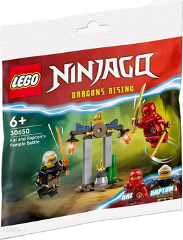 Zestaw klocków Lego Ninjago Bitwa Kaia i Raptona w świątyni 47 części (30650)