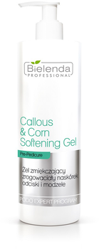 Смягчающий гель Bielenda Professional Callous & Corn Softening Gel ороговевшие мозоли и натоптыши 500 мл (5902169012885)