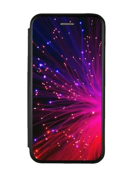 Чехол-книжка с рисунком для Samsung Galaxy A32 Чёрный :: Салют (принт 98)