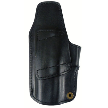 Кобура Медан для Glock 19 поясная кожаная формованная двухслойная (1114 Glock 19)