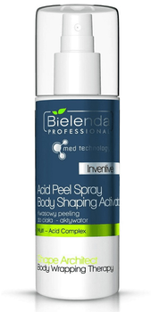 Peeling do ciała - aktywator Bielenda Professional Shape Architect Acid Peel Spray kwasowy 150 ml (5902169033095)
