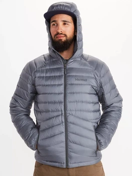 Пуховик Marmot Highlander Down Hoody (размер Medium, Steel Onyx)