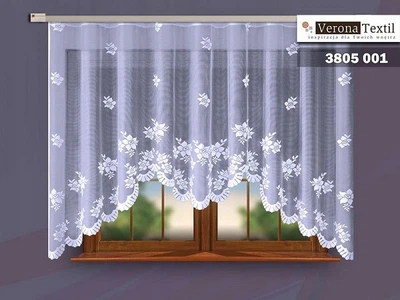 Ажурна тюль жакардова Verona 160 х 300 см (3805 001)