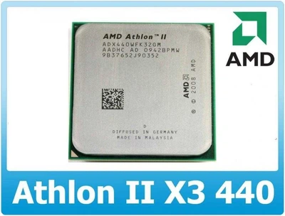 Процесcор AMD Athlon ii x3 440 3 GHz. 3 ядра/3 потока. Soket AM3. Tray