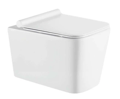 Унитаз подвесной KOLLER POOL Kvadro KR-0530-RQ с сиденьем Soft Close дюропласт (смыв Торнадо)