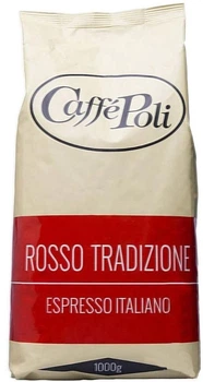 Кофе в зернах Caffe Poli Rosso Tradizione 1 кг (8019650000300)