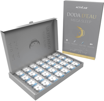 Suplement diety ActivLab DODA D'EAU Mega Sleep 28-dniowy inteligentny system nocny (5907368803630)