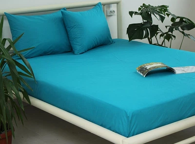 Простынь на резинке 160х200х20 см и наволочки 2х50х70 см Tag Tekstil (Capri Breeze)