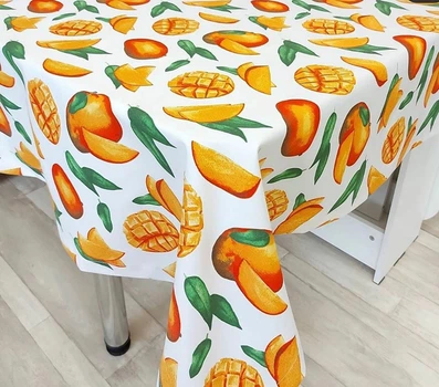 Скатерть Tag Tekstil хлопок с влаго грязе отталкивающей пропиткой 120х175 см Экзотика