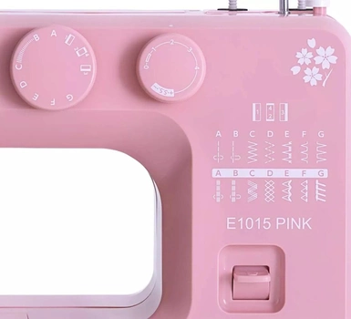 Maszyna do szycia Janome Juno E1015 Pink