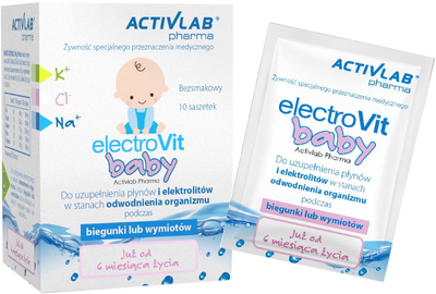 Elektrolity ActivLab Baby PURE 10 saszetek po 4.35 g (5903260902488)