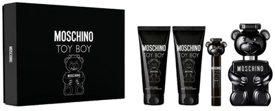 Подарунковий набір для чоловіків Moschino Toy Boy Парфуми-спрей 100 мл, 4 елементи (8011003885718)
