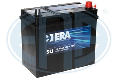 Аккумулятор - ERA SLI , 45Ah , EN 330 , 238x129x227 (ДхШхВ) , правий "+" , 6СТ-45 АзЕ S545171 PEUGEOT ; FIAT; FORD; GENERAL ; MAZDA ; MERCEDE; MITSUBISHI ; NISSAN ; SUBARU ; SUZUKI ; TOYOTA ; VOLVO ; VW