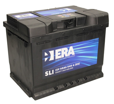 Аккумулятор - ERA SLI , 60Ah , EN 540 , 242x175x190 (ДхШхВ) , правий "+" , 6СТ-60 АзЕ S560171