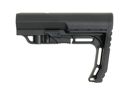 Минималистичный приклад винтовочный AR/M4 - Black [Big Dragon] (для страйкбола)