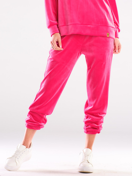 Spodnie dresowe damskie Awama A411 L Różowe (5902360553200)