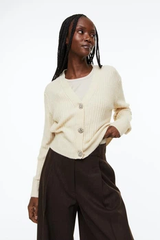 Кардиган H&M ж9125 бежевий XS