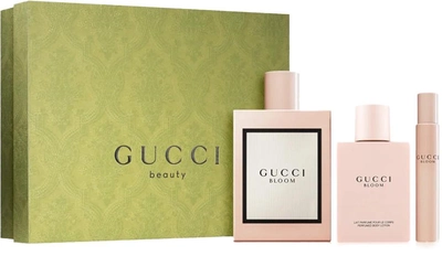 Zestaw damski Gucci Bloom Woda perfumowana damska 100 ml + Balsam do ciała 100 ml + Woda perfumowana damska 10 ml (3616303464912)