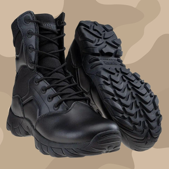 Ботинки Magnum Cobra 8.0 V1 Black, военные ботинки, трекинговые ботинки, тактические высокие ботинки, 41р