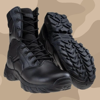 Ботинки Magnum Cobra 8.0 V1 Black, военные ботинки, трекинговые ботинки, тактические высокие ботинки, 43р