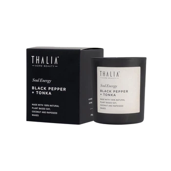 Аромасвічка Thalia Soul Energy "чорний перець + тонка"150 г