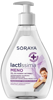 Żel do higieny intymnej Soraya Lactissima Meno dla kobiet w okresie menopauzy 300 ml (5901045061146)