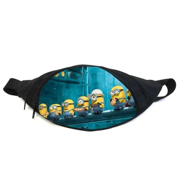 Сумка бананка Міньйони (GB-minions 02) Gear Bag чорна
