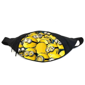 Сумка бананка Міньйони (GB-minions 05) Gear Bag чорна