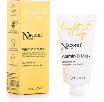 Maska Nacomi Next Level rozjaśniająca z witaminą C 50 ml (5902539700190)