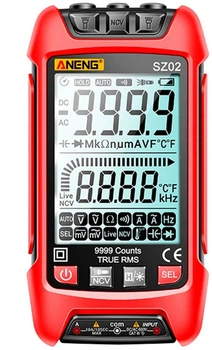 Мультиметр Aneng AN-SZ02 вимірювання: V, A, R, C, T, F (YT32085)