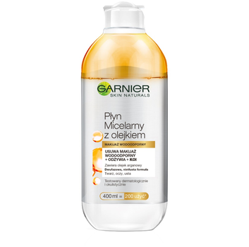 Płyn micelarny Garnier Skin Naturals z olejkiem 400 ml (3600541744561)