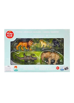 Набор Дикие животные 5 фигурок комбинированный PlayTive