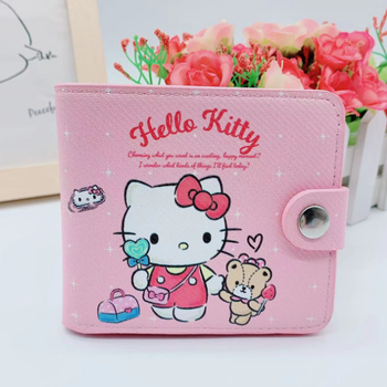 Кошелек бумажник детский для девочки Хеллоу Китти Hello Kitty подарок дочке розовый (AN)20515
