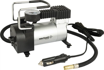 Автокомпрессор Wertvoll 37 л/мин 12V 8A 100W 150PSI (AC-2137)