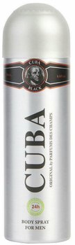 Dezodorant Cuba Black dla mężczyzn 200 ml (5425017736783)