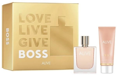 Набір для жінок Hugo Boss Alive Love Live Give Парфумована вода 50 мл + Лосьйон для тіла 75 мл (3616303428549)