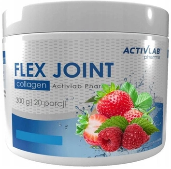 Suplement diety ActivLab Flex Joint Collagen 300 g Truskawka-malina (5903260903140)