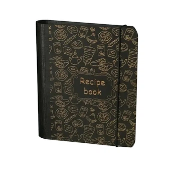 Книга "Recipe book" для записи кулинарных рецептов кулинарный блокнот на 80 листов А5 22.5х17 см (NB-109-2)