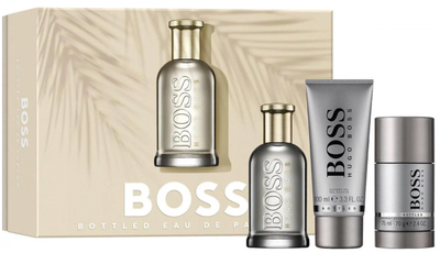 Zestaw Hugo Boss Bottled Woda perfumowana 100 ml + Żel pod prysznic 100 ml + Dezodorant 75 ml (3616304099397)