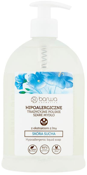 Рідке мило Barwa Cosmetics Hypoallergenic Liquid Soap Flax 500 мл (5902305003708)