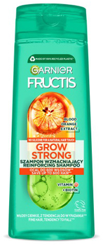 Шампунь Garnier Fructis Grow Strong Orange зміцнювальний для тонкого волосся зі схильністю до випадіння 400 мл (3600542479295)