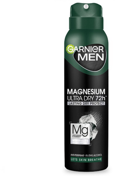 Antyperspirant Garnier Men Magnesium Ultra Dry 72h spray 150 ml (3600542475068)