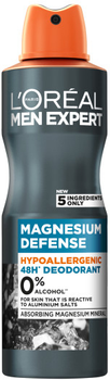 Dezodorant L'Oreal Paris Men Expert Magnesium Defense spray 150 ml (3600524035006)