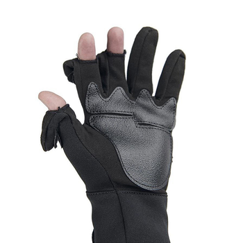 Рукавиці тактичні MIL-TEC Neoprene/Amaro Shooting Gloves 11657002 2XL Black (2000980579938)