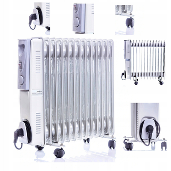 Масляный обогреватель Riwall (Чехия) 2500W 13 ребер